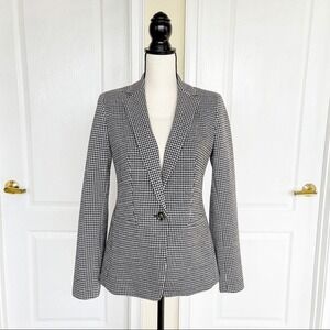 Ann Taylor Size 0 NWT Houndstooth Hutton Blazer